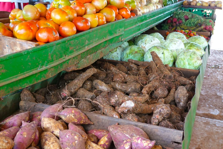 fresh vegetables at the farmer's market for sale