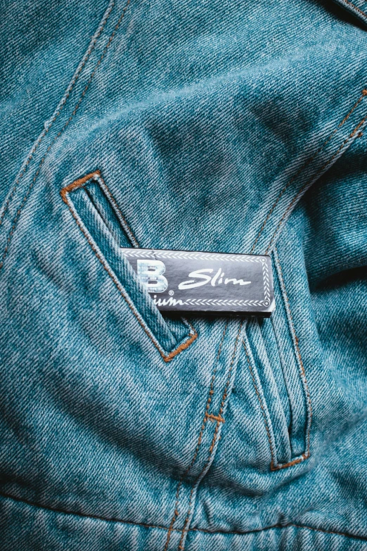 an image of close up of the pocket on the jeans