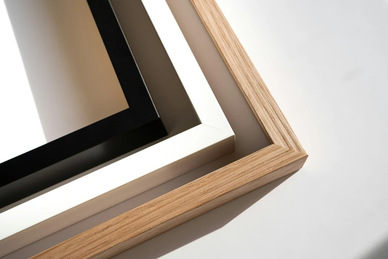 a frame that has been placed inside of a wall