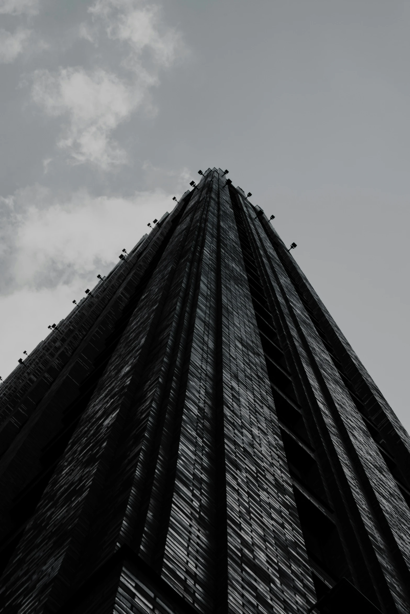 the silhouette of the top of an architectural structure