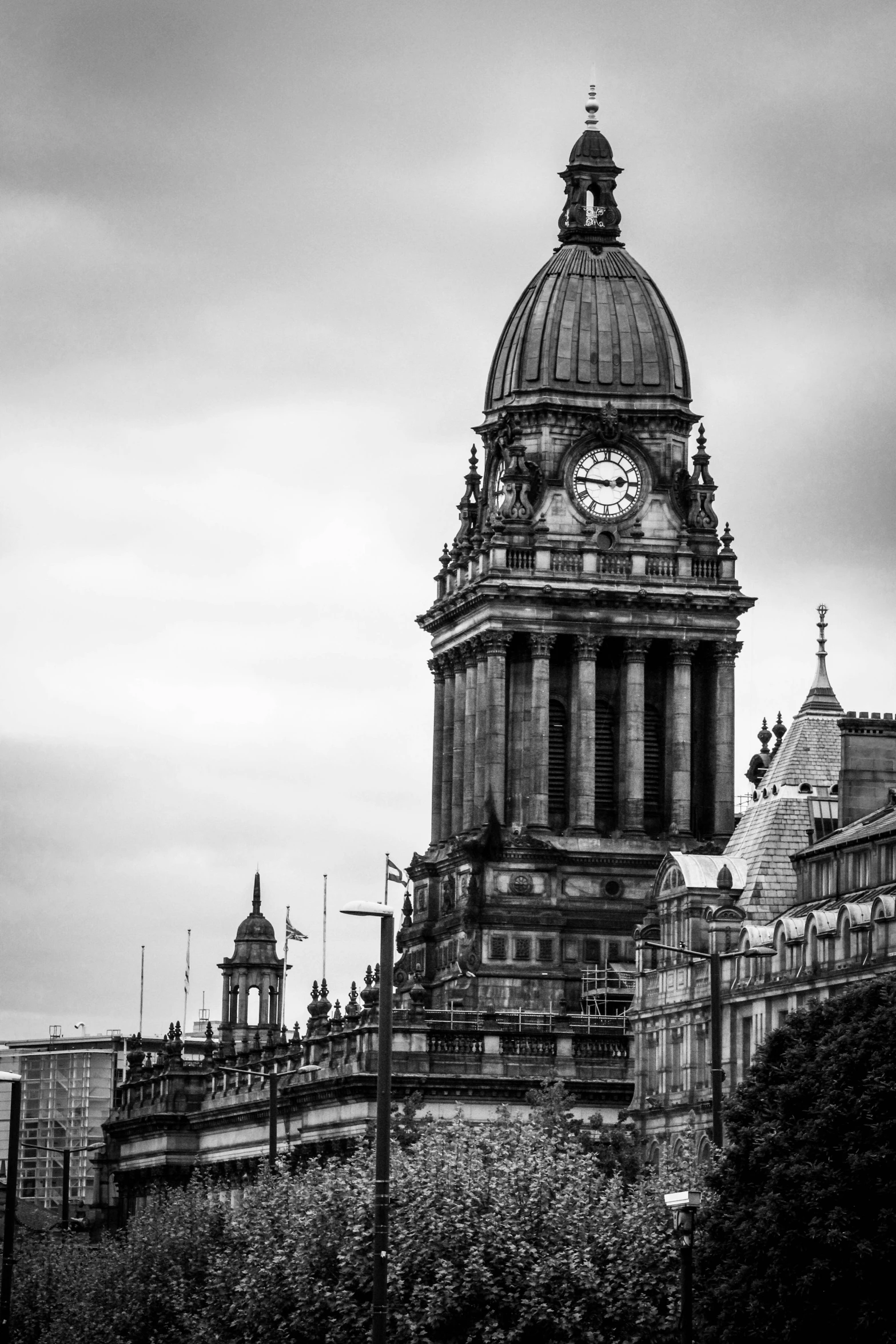 a tall tower with a clock on the top