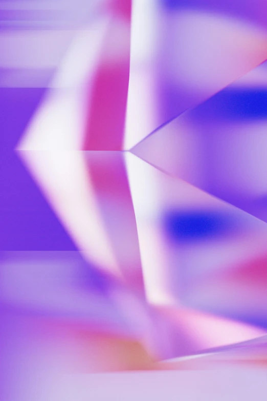 an abstract picture of a white, purple and pink