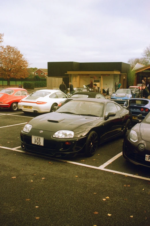 a couple of cars that are sitting in the lot