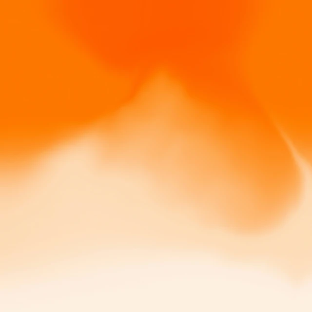 an abstract painting with oranges and white colors