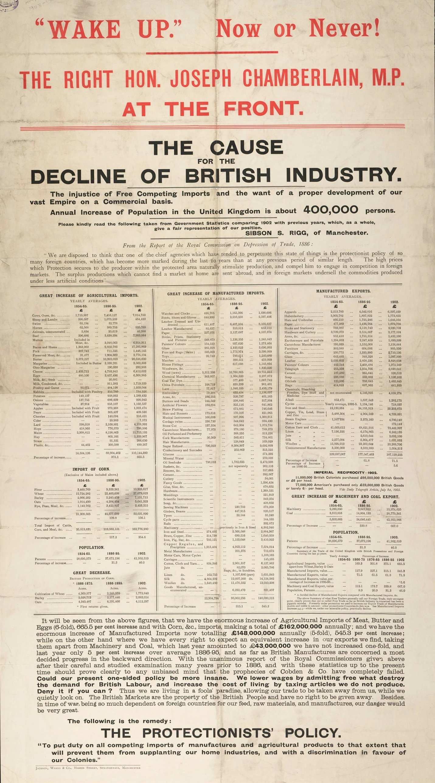 this is the first page of an old book with information about the british industry