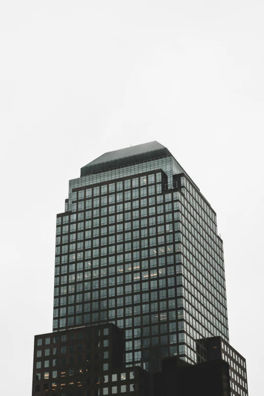 view from below of a very tall building