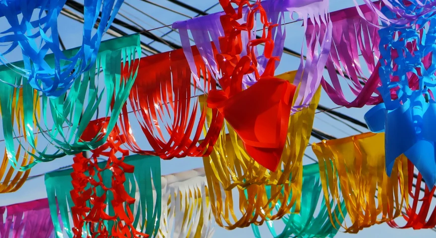 a very colorful hanging device and many other items