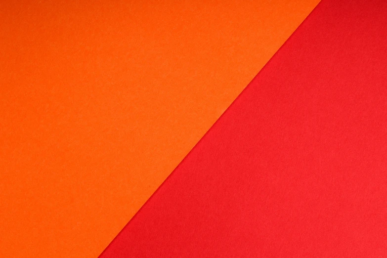 a large red and yellow piece of paper