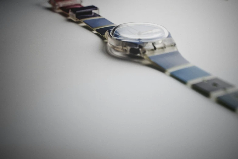 a close up of an odd looking watch band