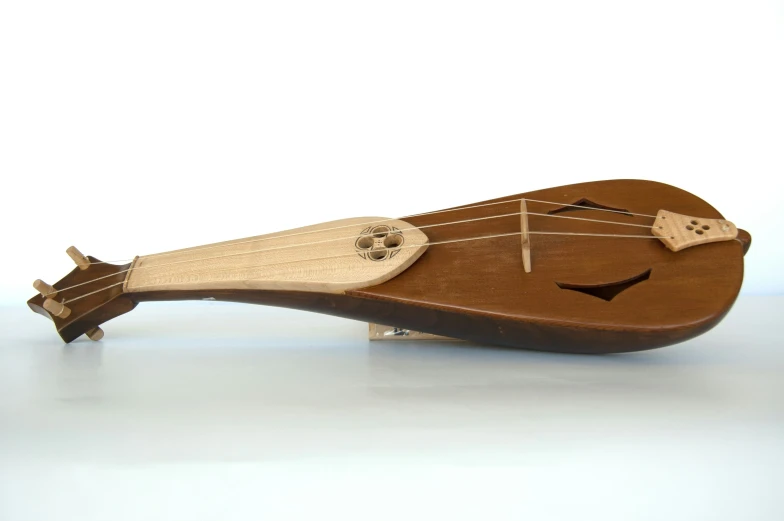 a musical instrument that is handcrafted out of wood