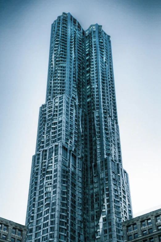 very large building, looking up at its top