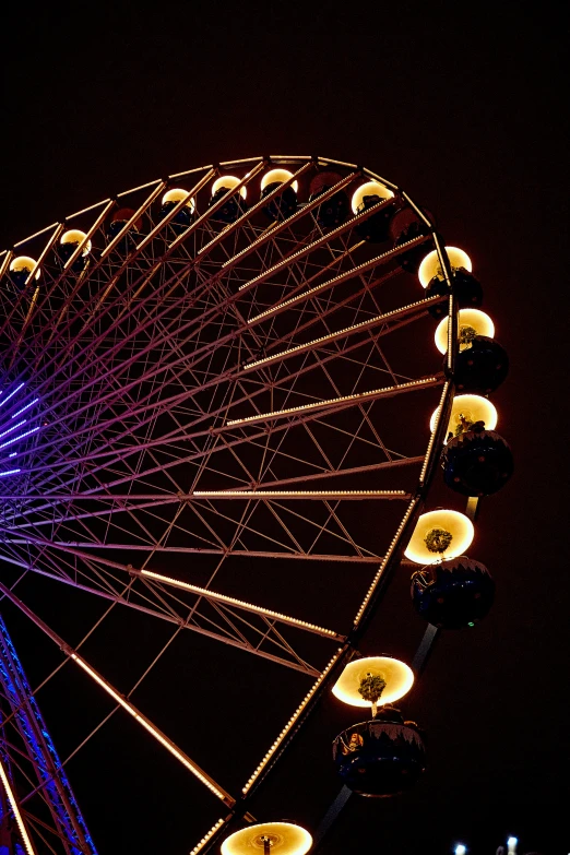 the big wheel in the dark at night