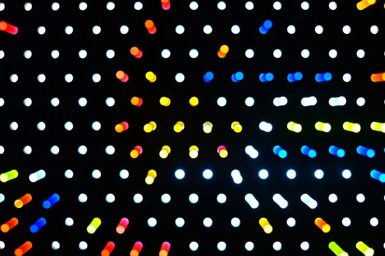 an image of a pattern of colored lights
