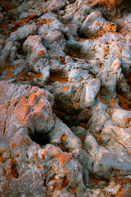 a picture of rocks covered in dirt and dirt