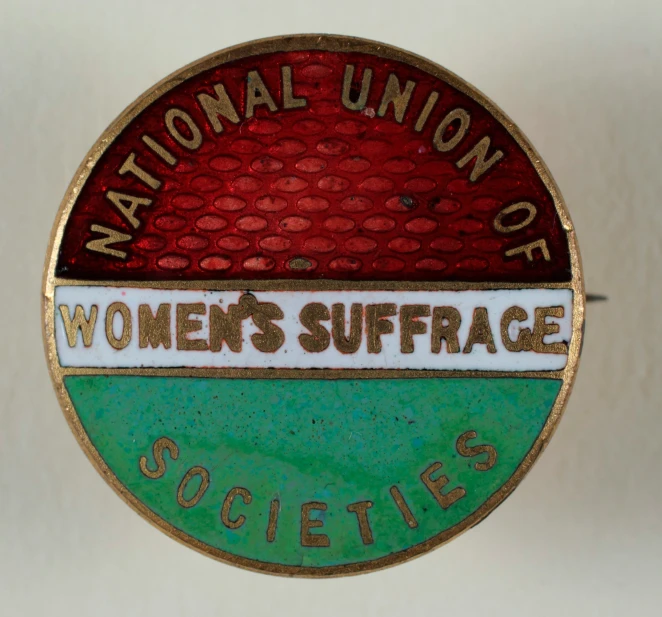 a badge from a national union of women's surge society