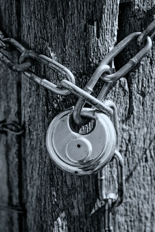 the lock has been locked on a tree