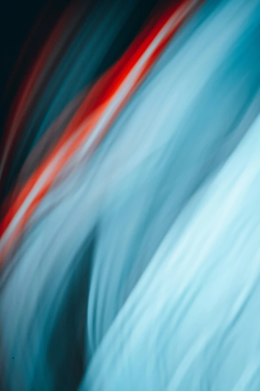 a very abstract picture of soing blue and red