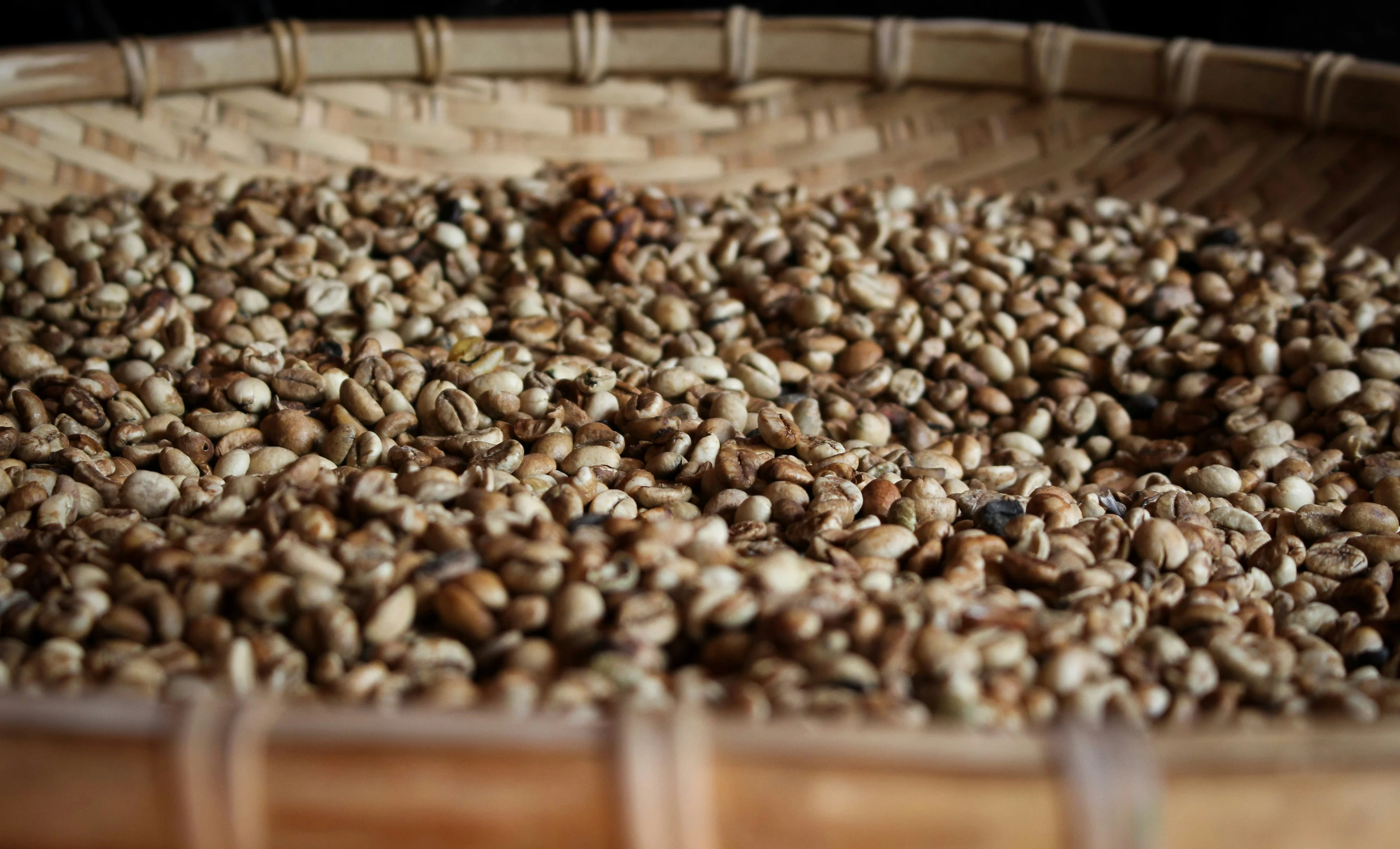 a large bowl full of nuts on top of a table