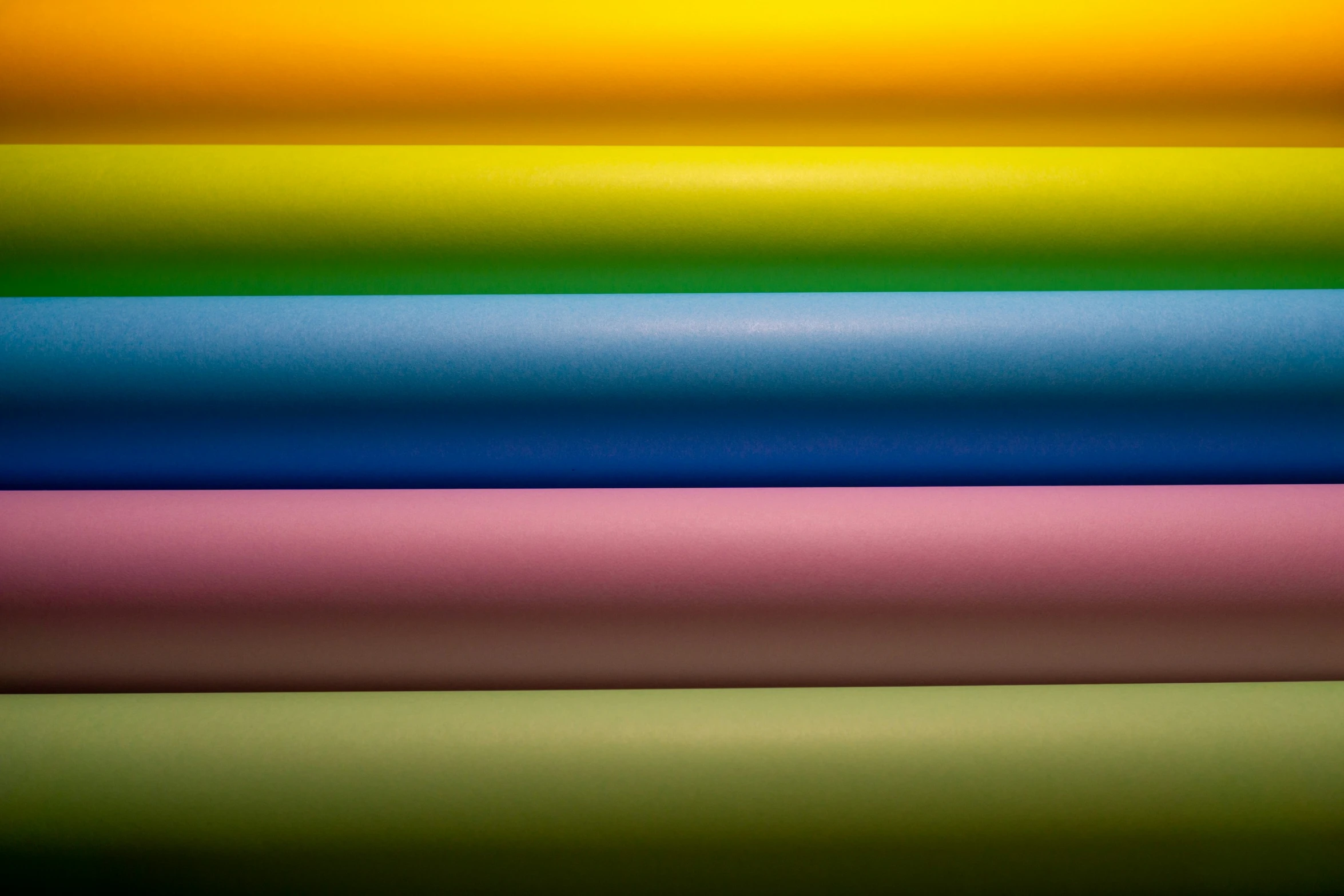 the colors of a rainbow colored fabric