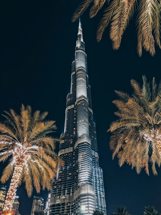 a very tall building with a clock in it