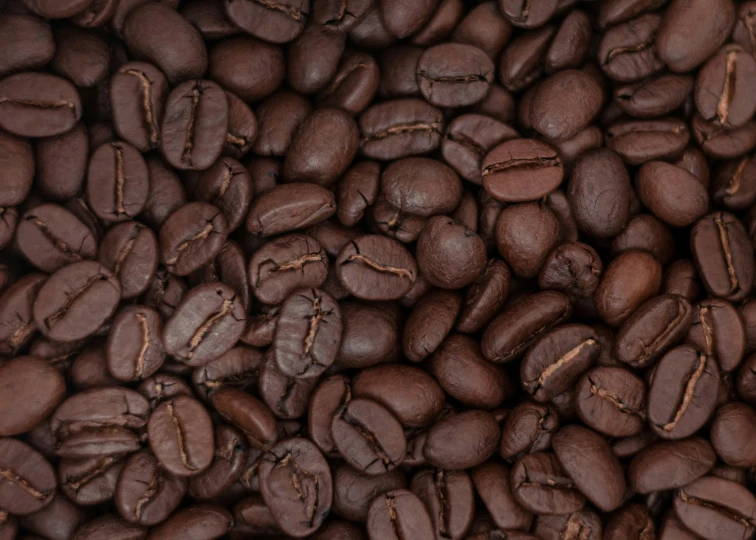 coffee beans piled on top of each other