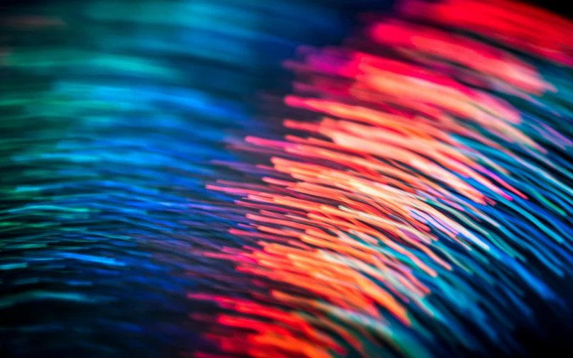 a group of blurry lines painted onto a table top