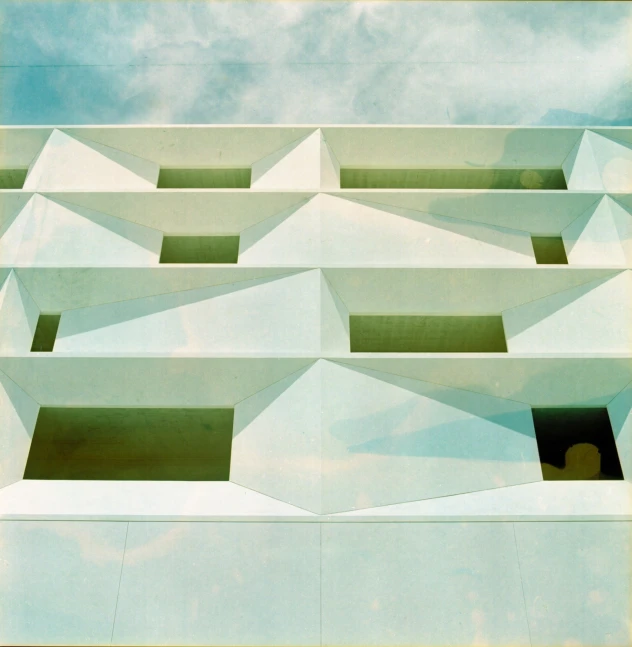 an abstract po of multiple squares of white architecture