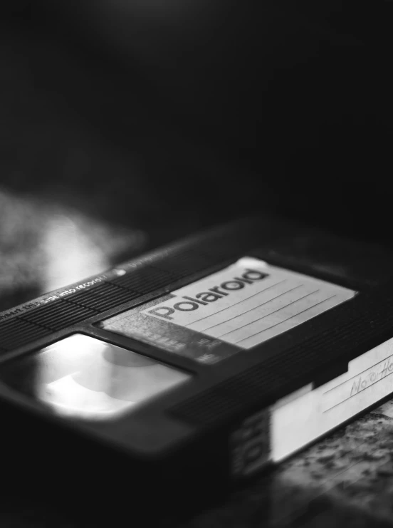 an old electronic device sitting on a table