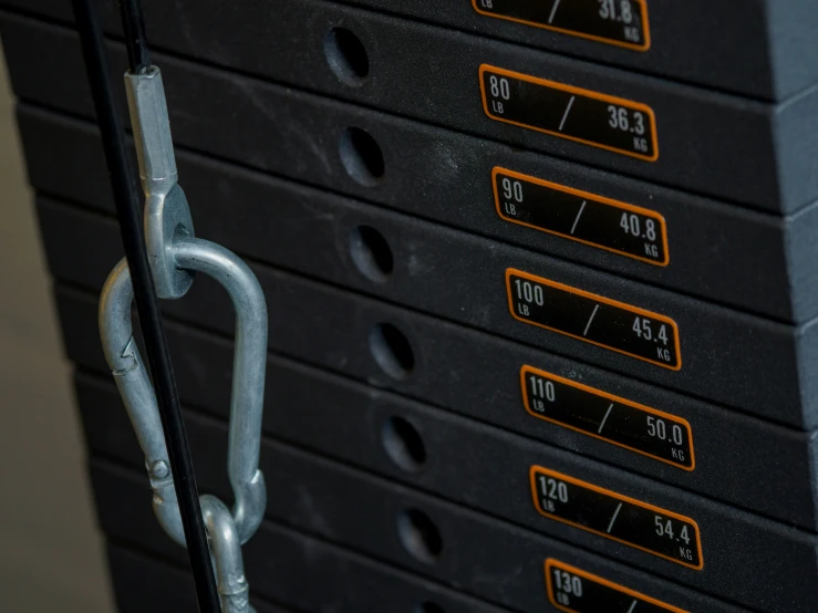 a bunch of black filing boxes in a room