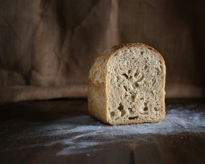 a loaf of bread that has been sliced