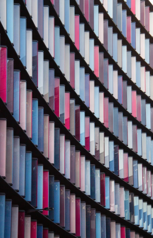 a number of colors on a wall