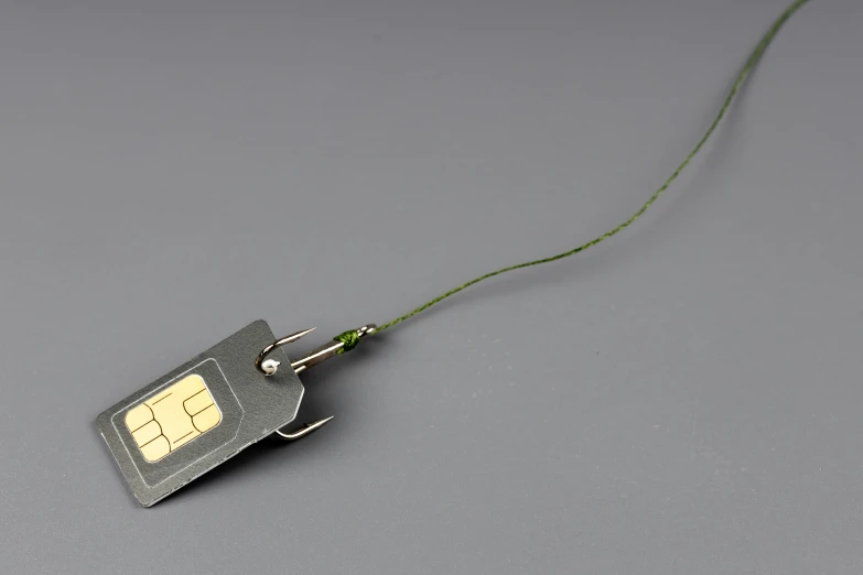 a smart card with a lanyard connected to it