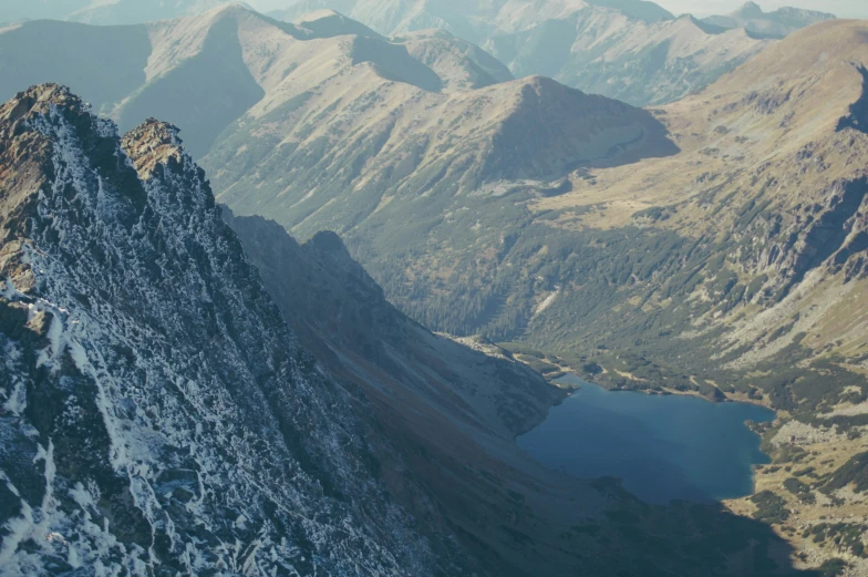 mountains that are very tall next to each other