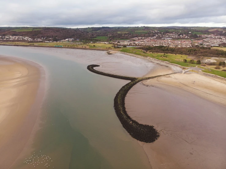 a river and some land near the shore