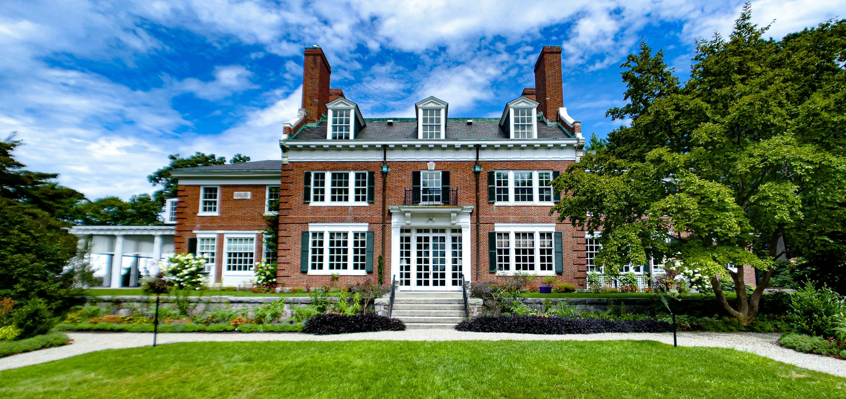 the house is nicely furnished and maintained with landscaping