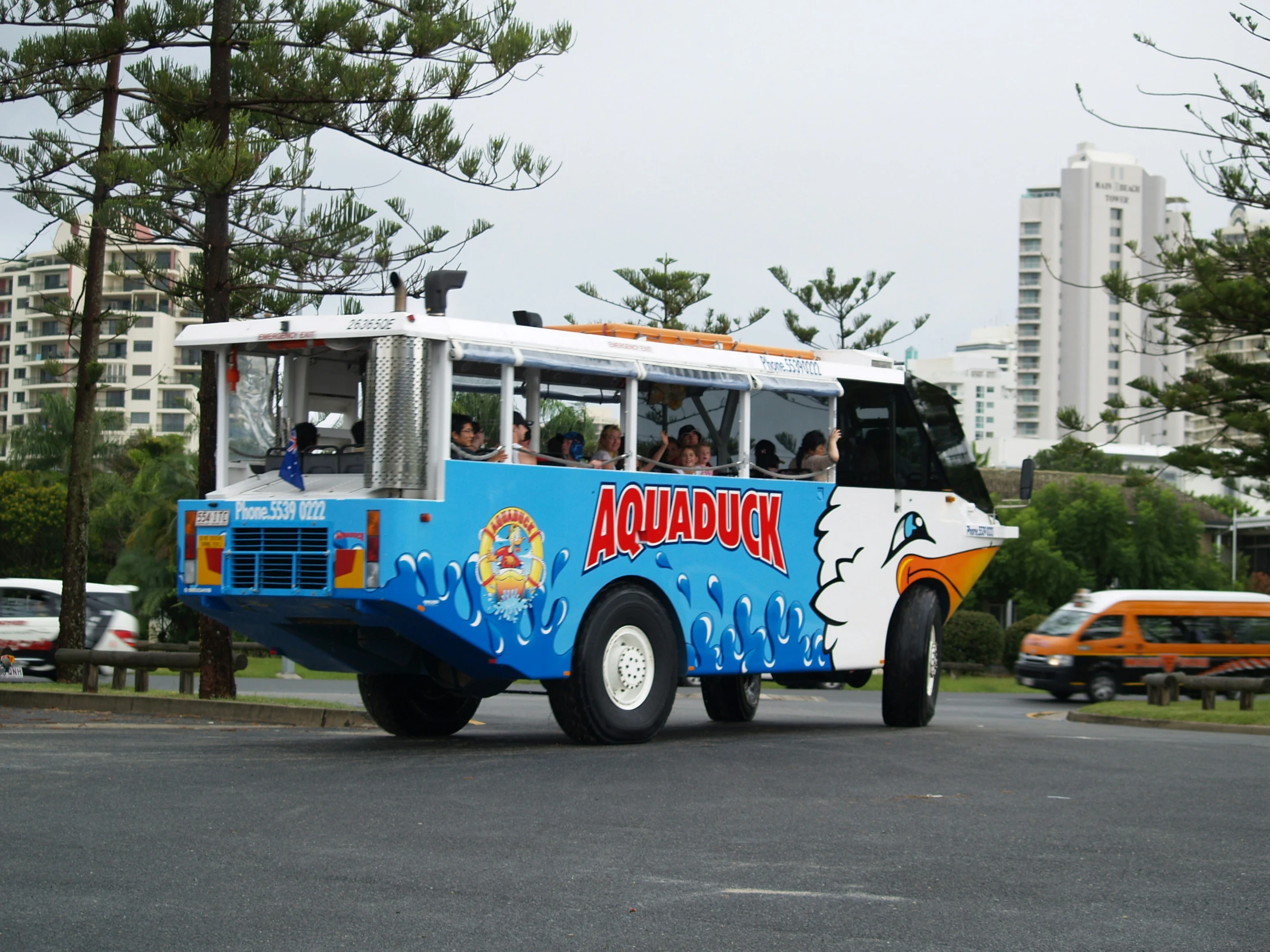 the bus is very unique and designed for tourists