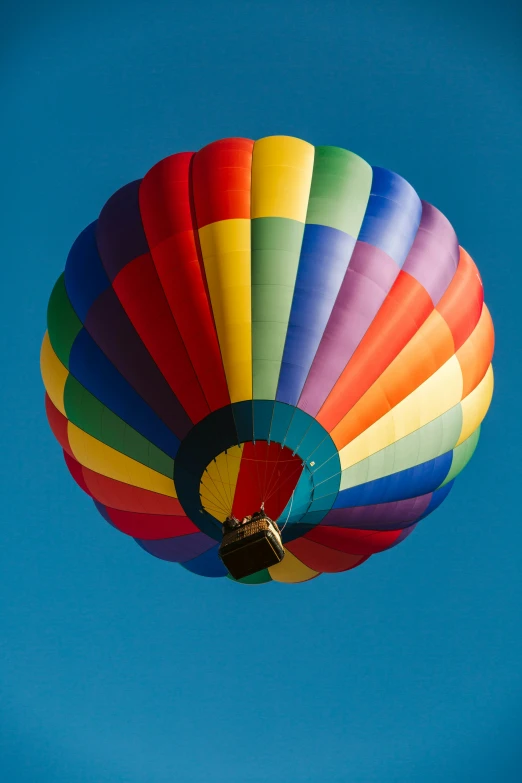 an over head view of colorful  air balloons