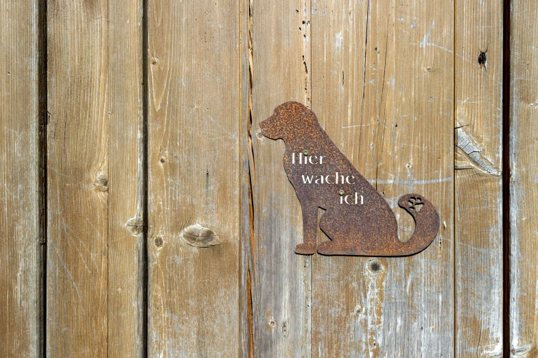 a rusty sign that reads live life worth the cat