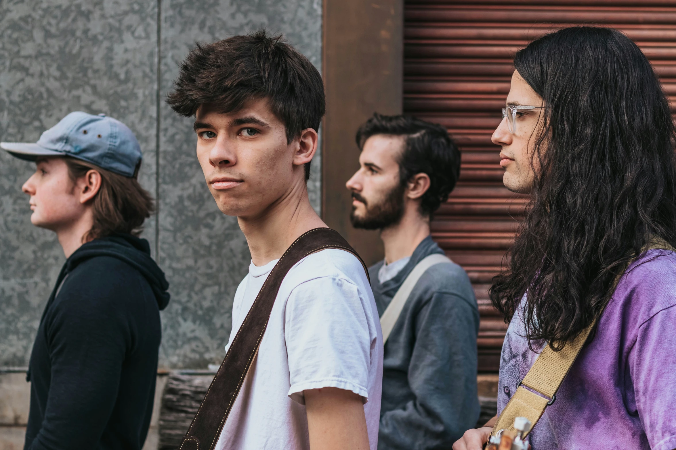 a group of people that are standing around