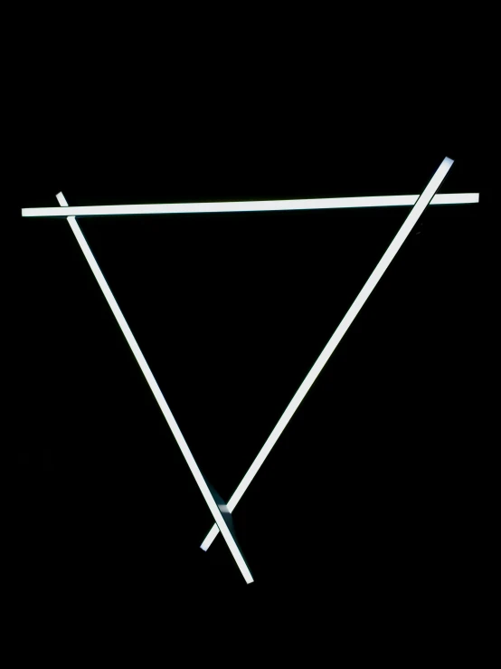 a black and white image of the triangle