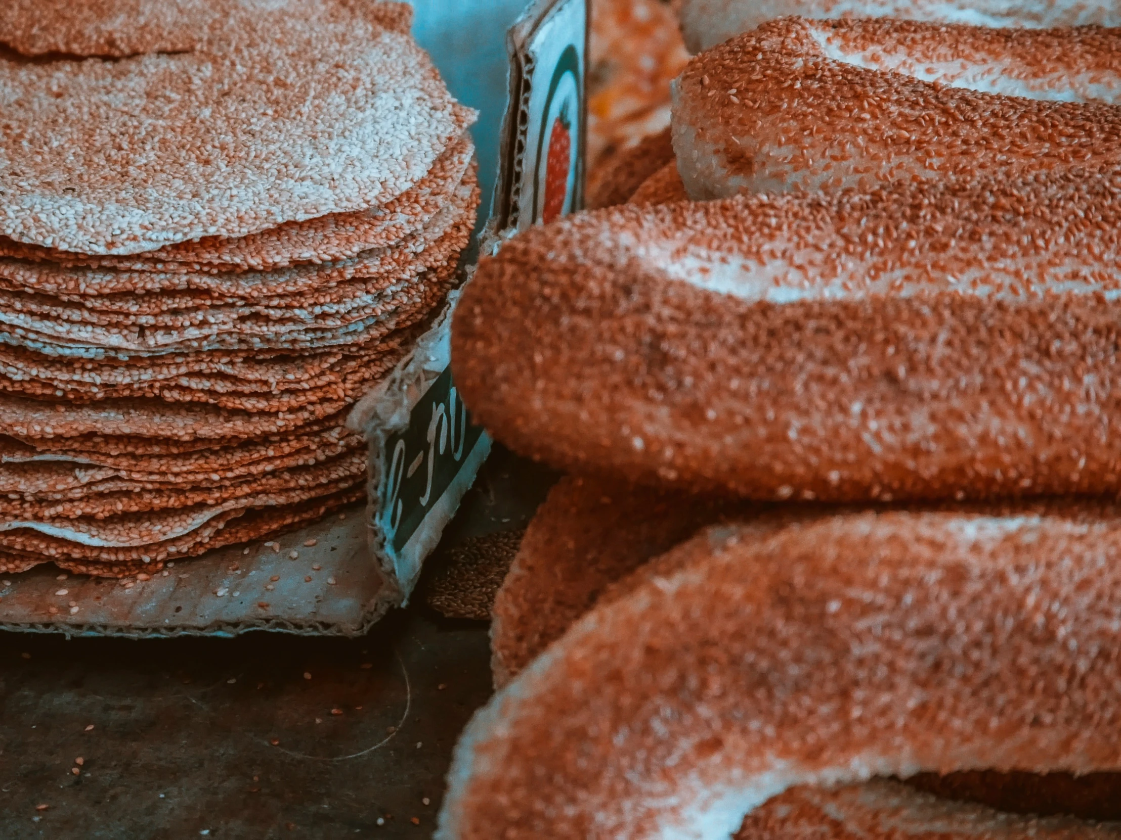 the bread was covered in dust and powdered sugar