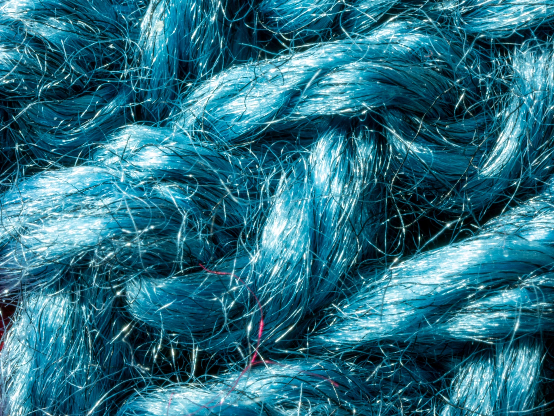 a close up view of a bunch of rope