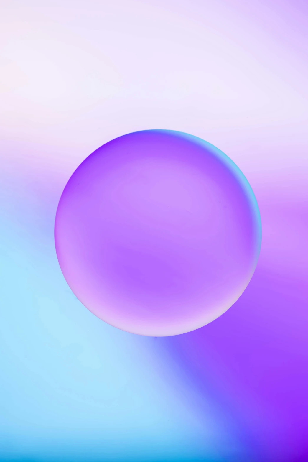 an artistic colored pograph of a bubble