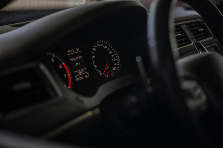 the dashboard of a car showing it's electronic instrument