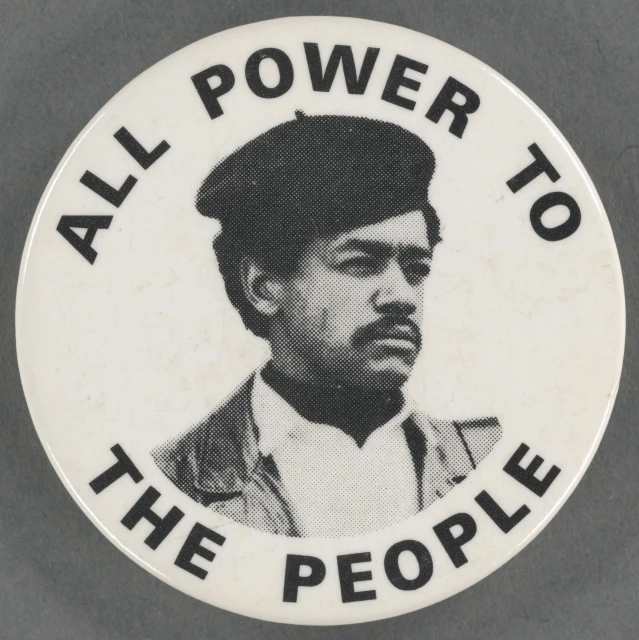 a on has an image of the same man as the words'all power to the people '