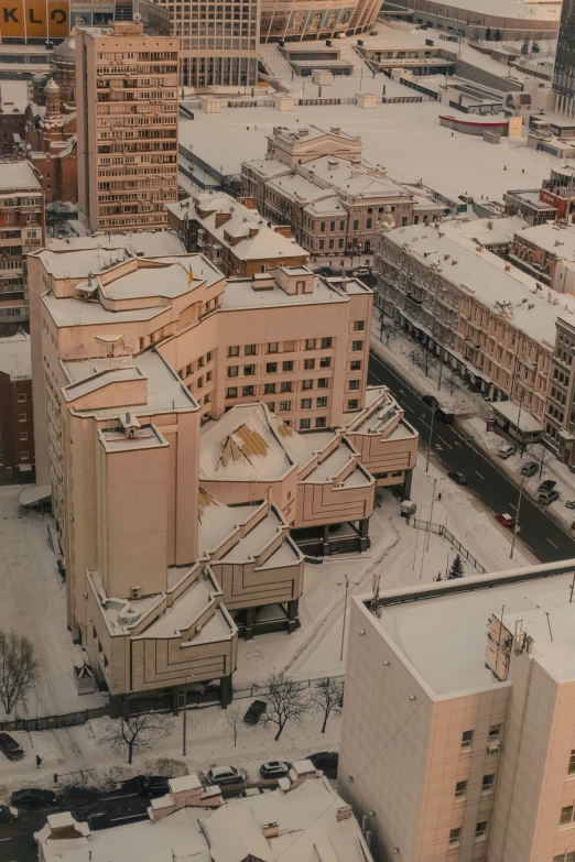 an aerial s of a city during the day