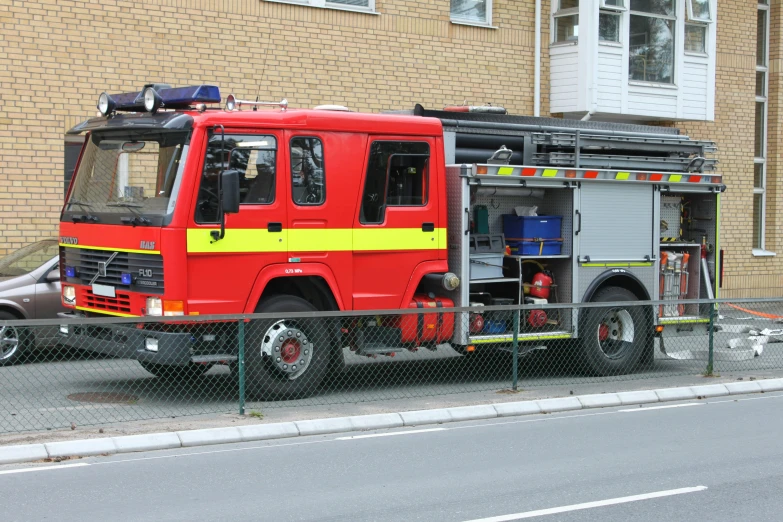 a truck that is sitting in the street