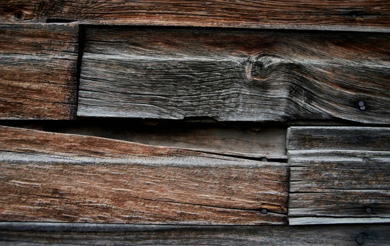 close up view of the side of a building made out of wood