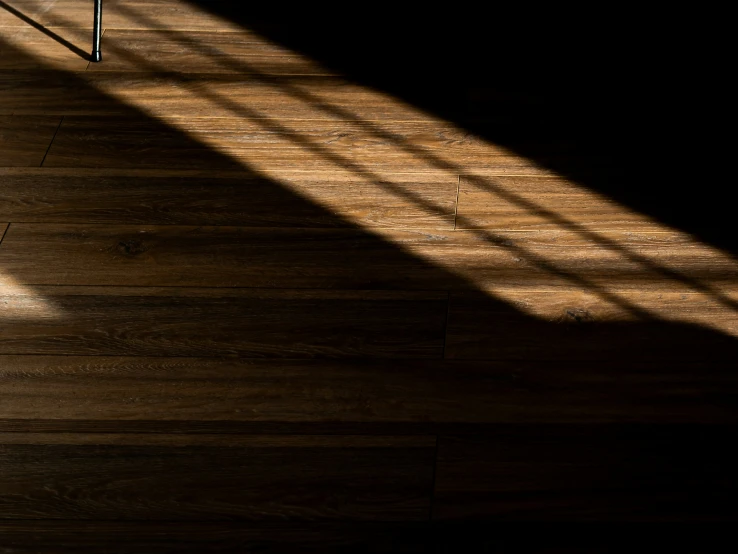 sunlight shining through a window on wood floor
