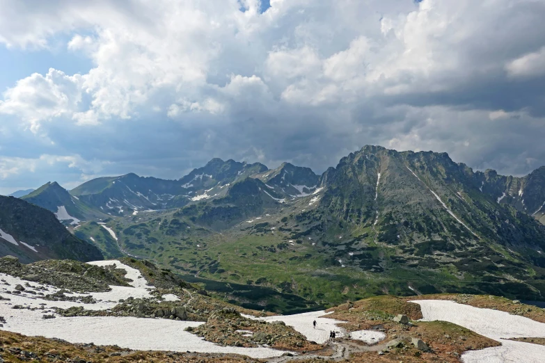 a scenic view of the mountains and hills